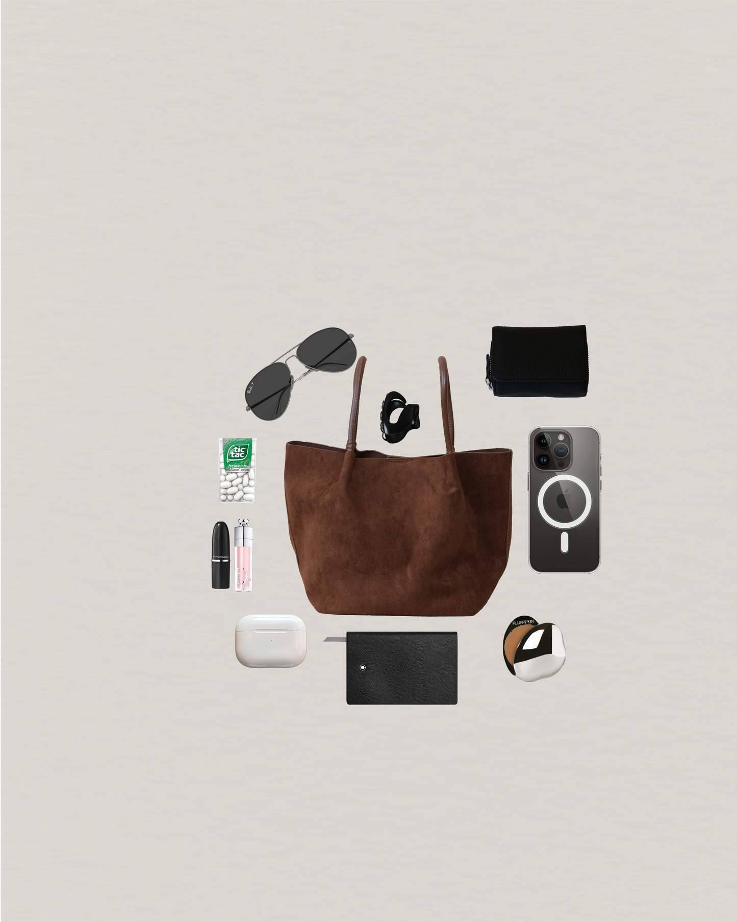 Claudine Basket Bag - Matte Brown