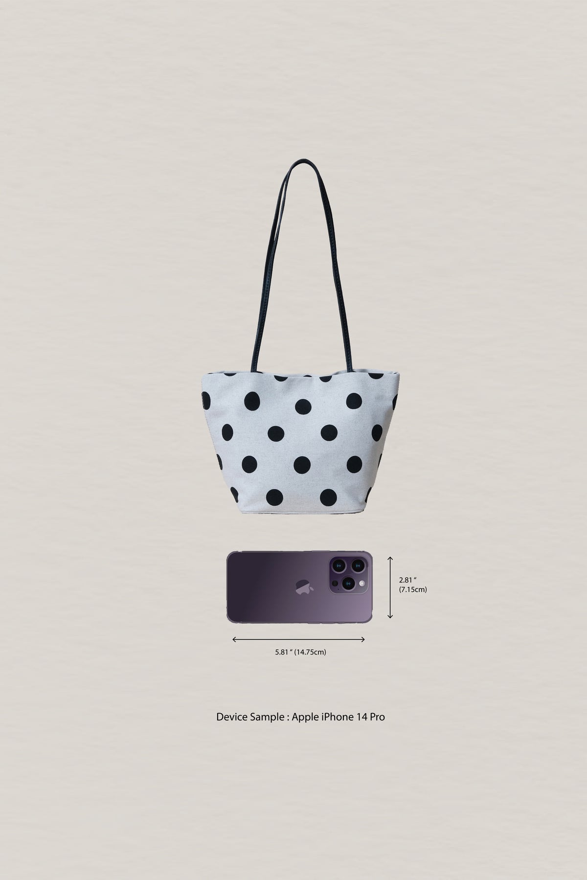 Classic Polka Dots Tote