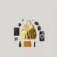 Camille Petite Backpack - Yellow