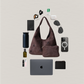 Chic Minimalist Shoulder Tote - Coffee