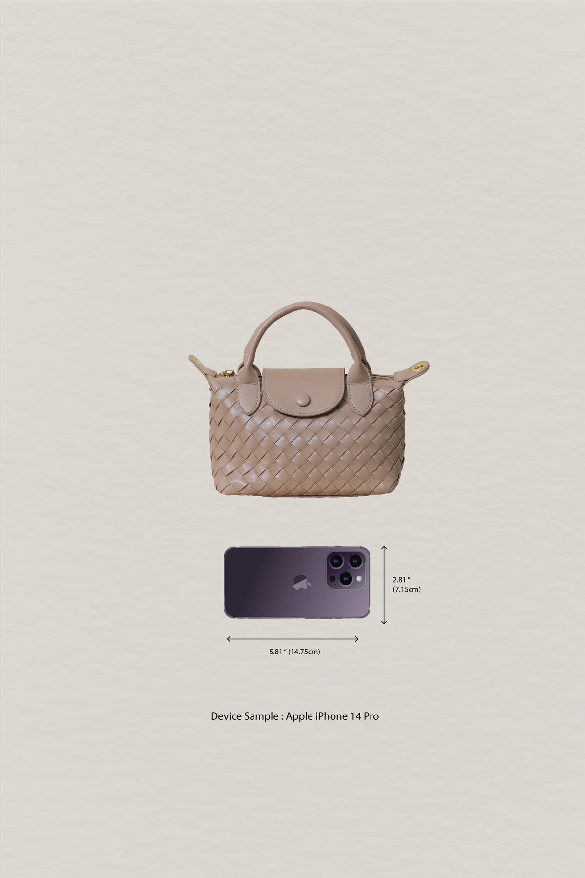 Artisan Véra Mini Carry Bag - Almond