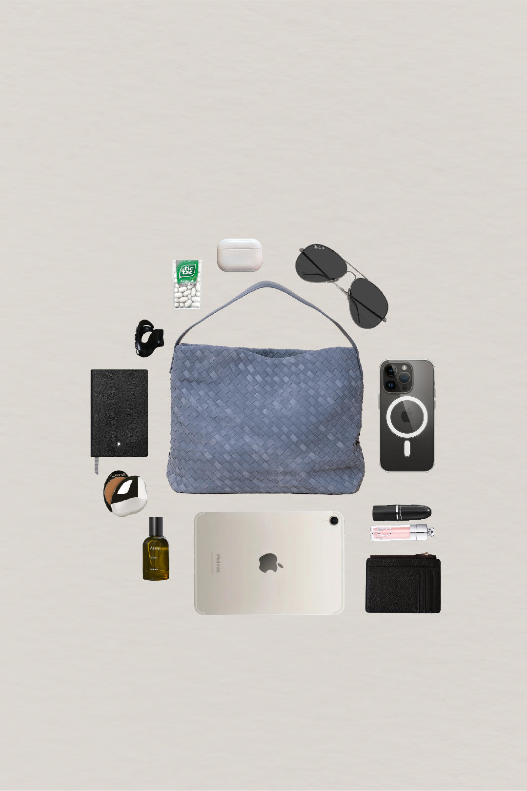 Artisan Soft Texture Tote - Warm Grey