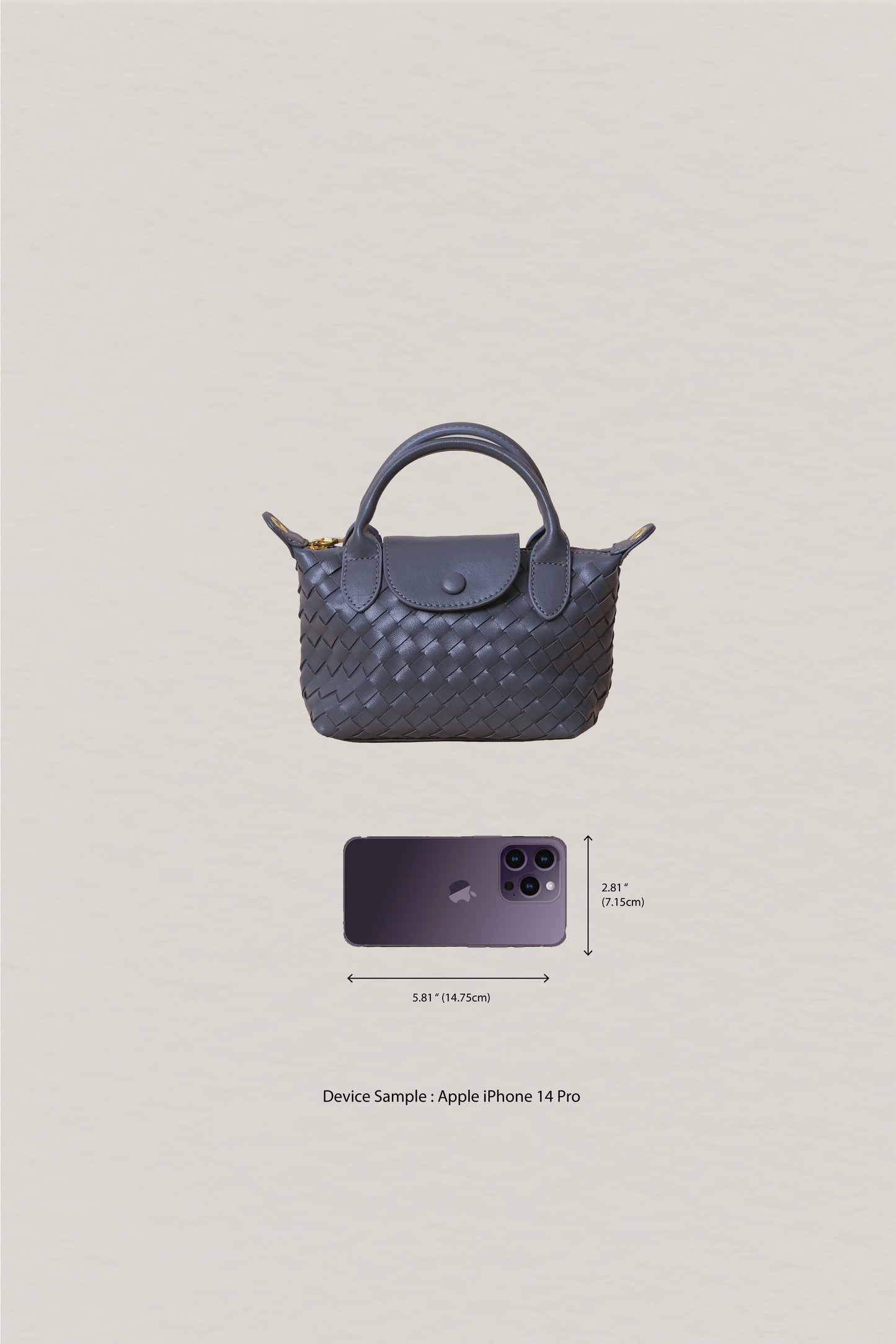 Artisan Véra Mini Carry Bag - Dark Grey