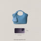 Artisan Sophia Basket Bag - Sea Blue