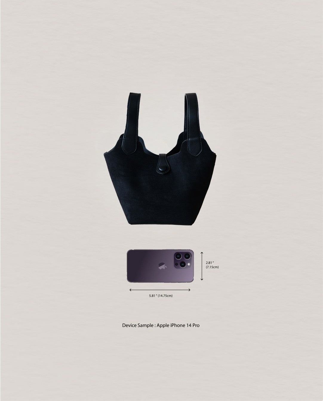 Époque Bucket Bag - Classic Black