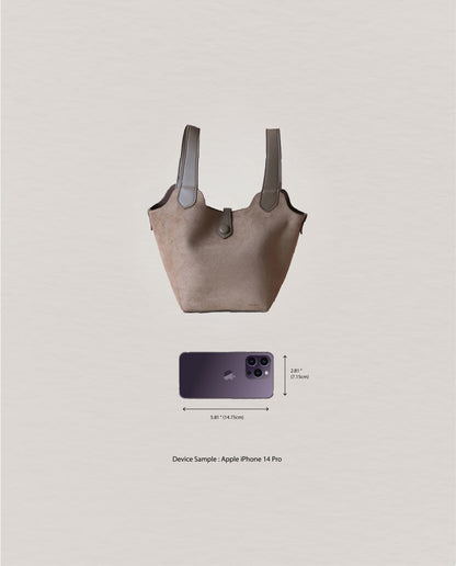 Époque Bucket Bag - Almond