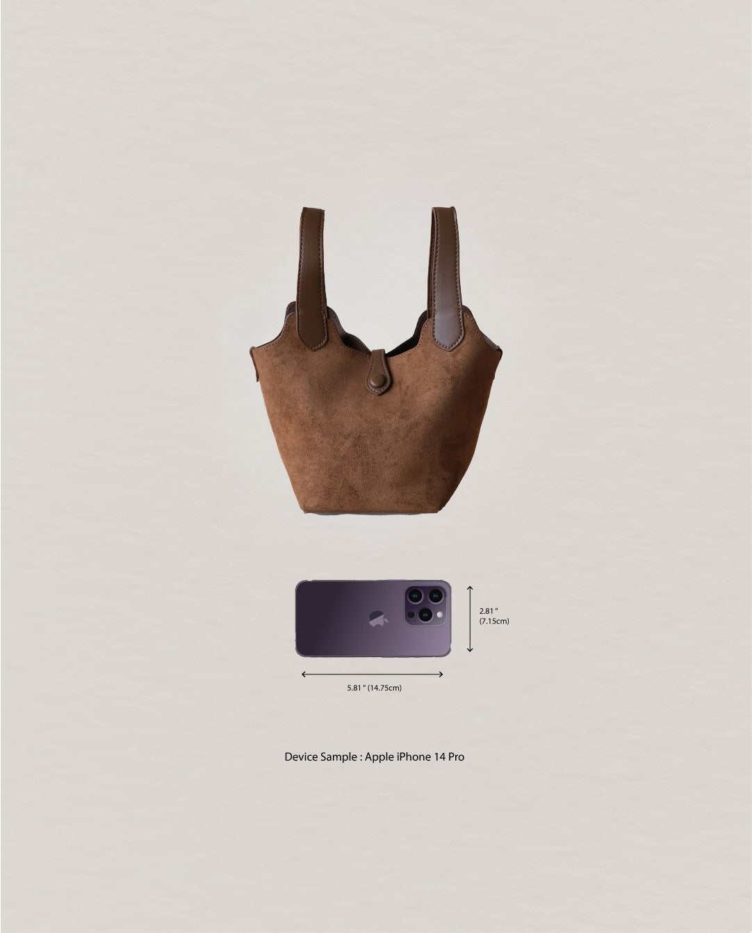 Époque Bucket Bag - Chestnut