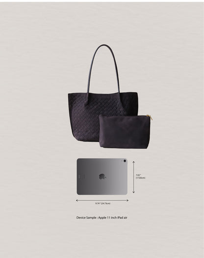 The Artisan Grande Tote - Dark Chocolate