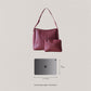 The Elara Tote - Wine Red