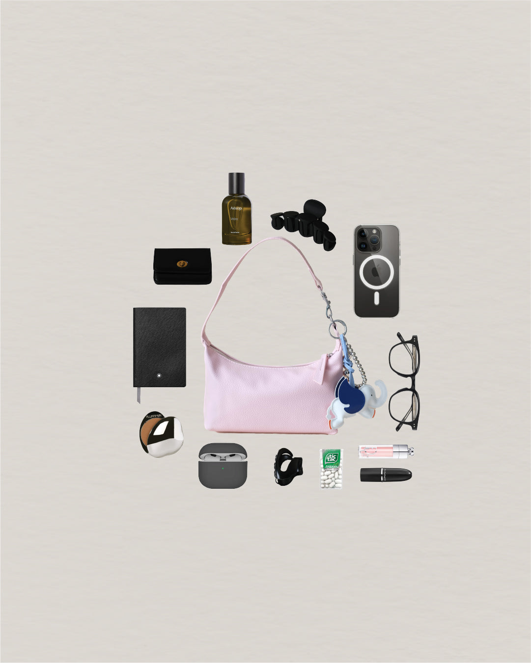 The Juliette Bag - Macaroon Pink