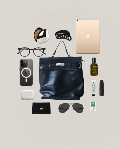 The Vivienne Backpack Tote - Classic Black