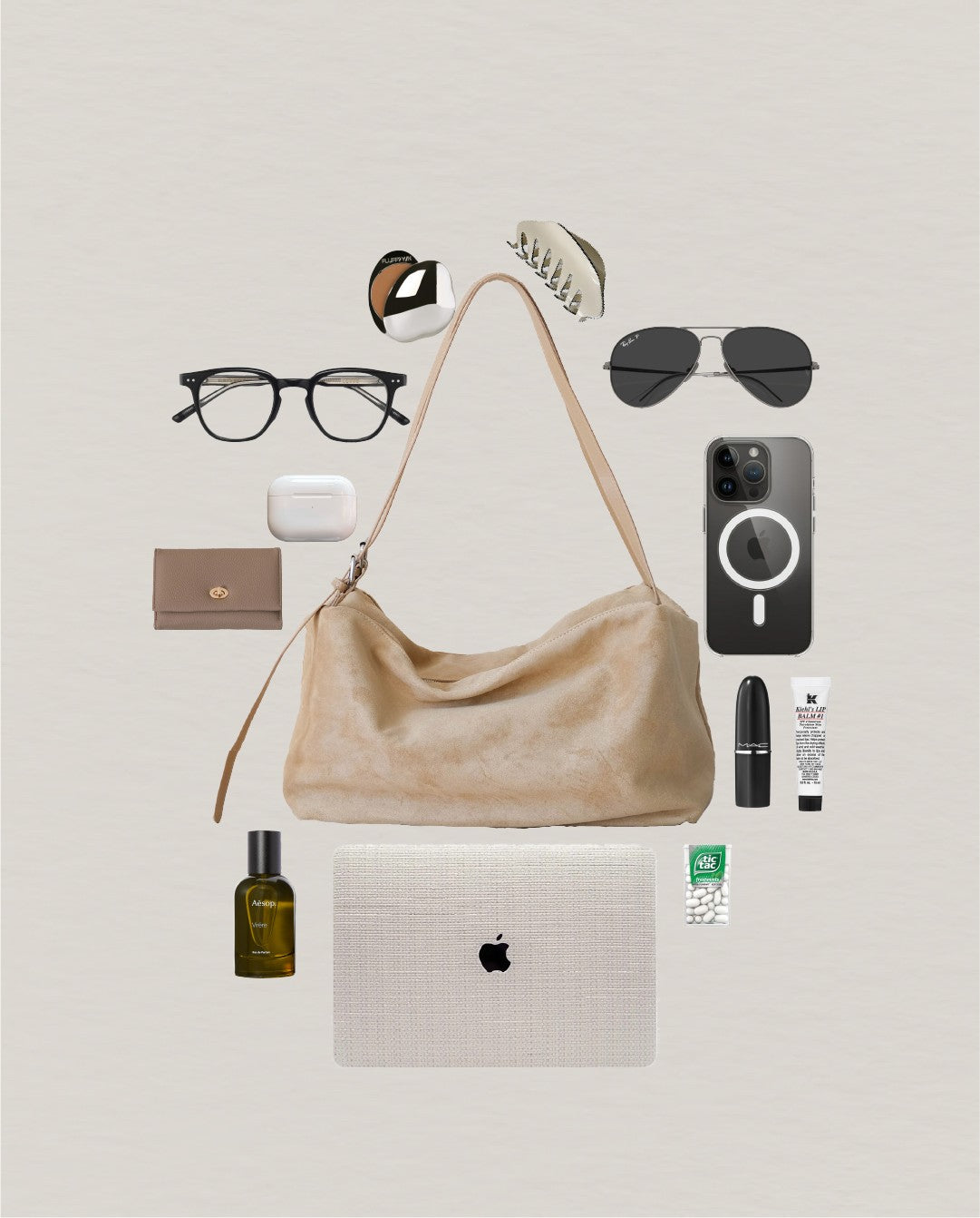 Urban Classic Suede Weekender - Khaki