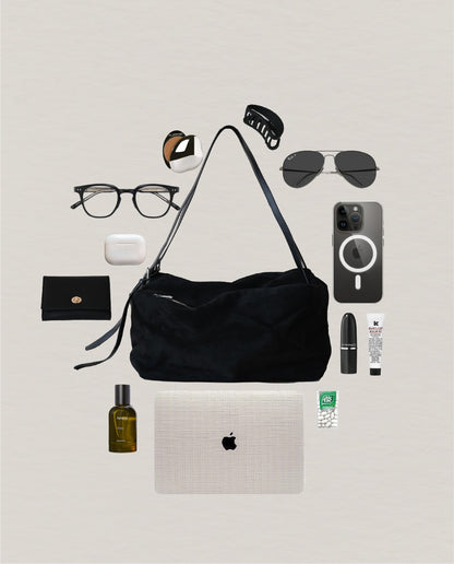 Urban Classic Suede Weekender - Classic Black