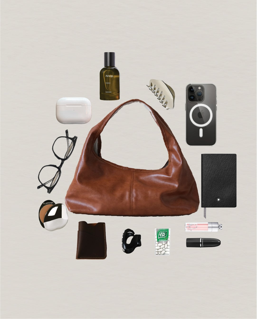 The Eloise Hobo - Chestnut