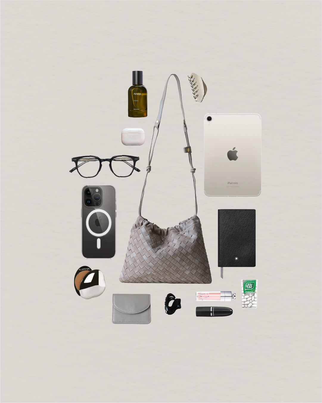 Artisan Cloud Satchel - Earthy Green