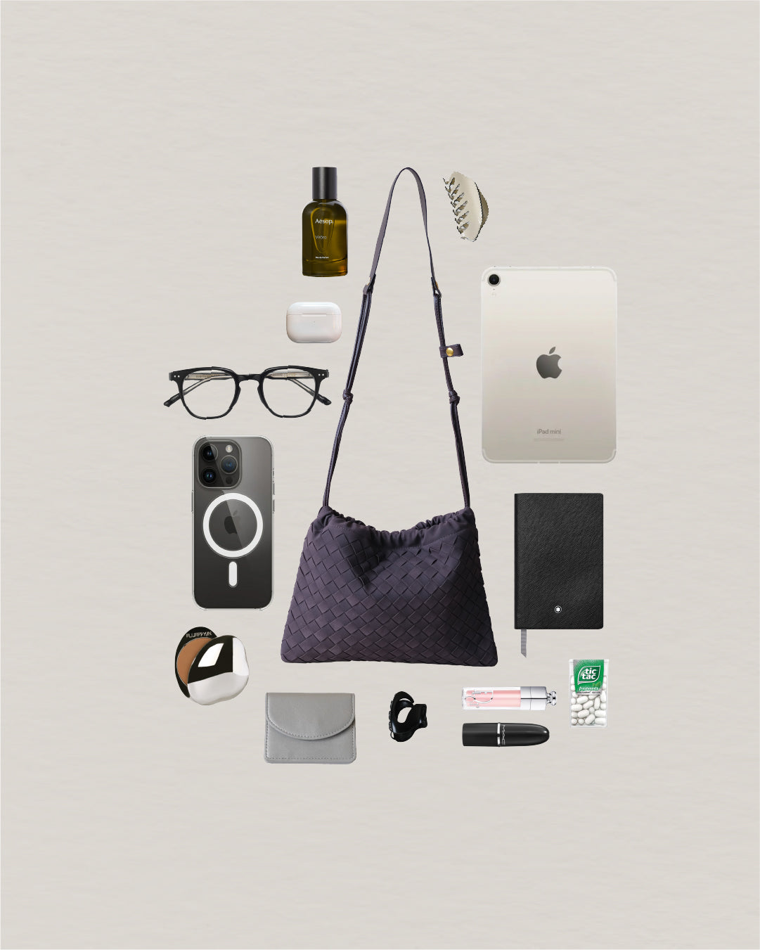 Artisan Cloud Satchel - Dark Chocolate