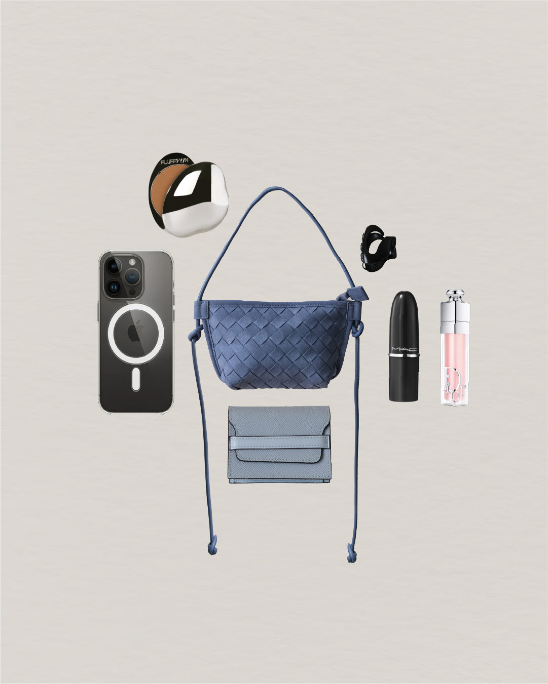 Mini Artisan Satchel - Warm Gray