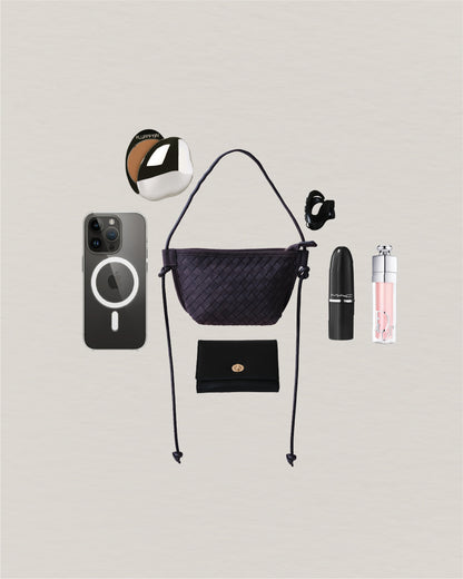 Mini Artisan Satchel - Dark Chocolate