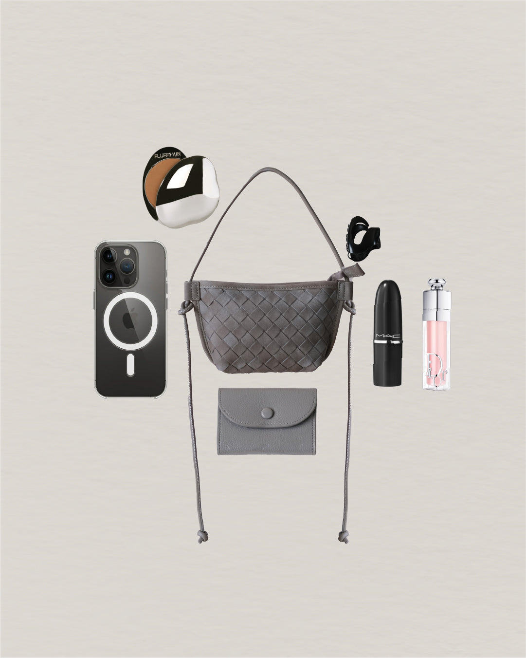 Mini Artisan Satchel - Earthy Green