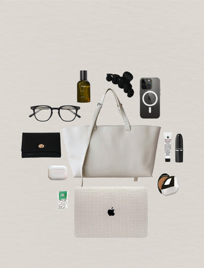 Celeste Commuter Bag - White