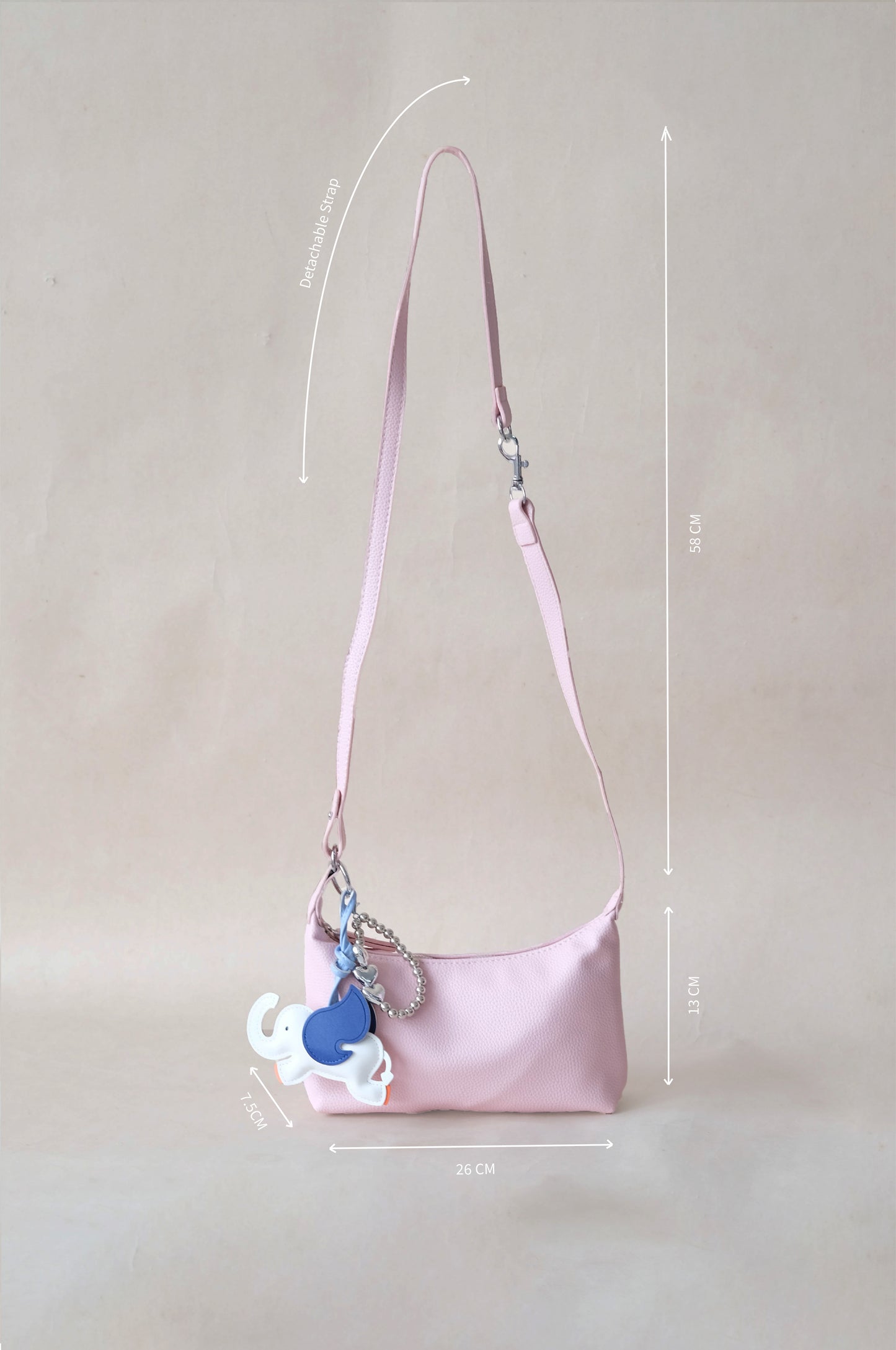 The Juliette Bag - Macaroon Pink