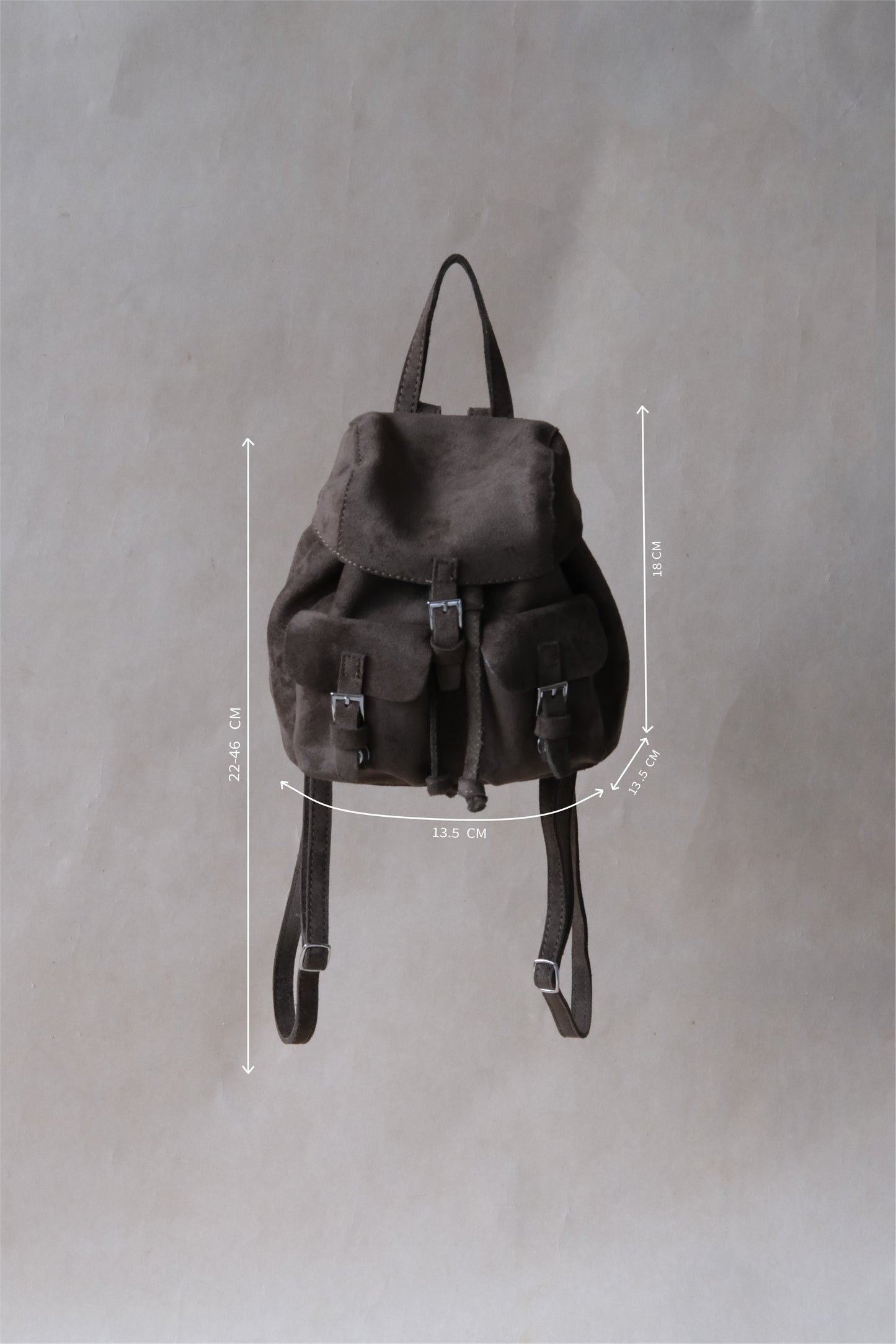 Camille Petite Backpack - Moss Green