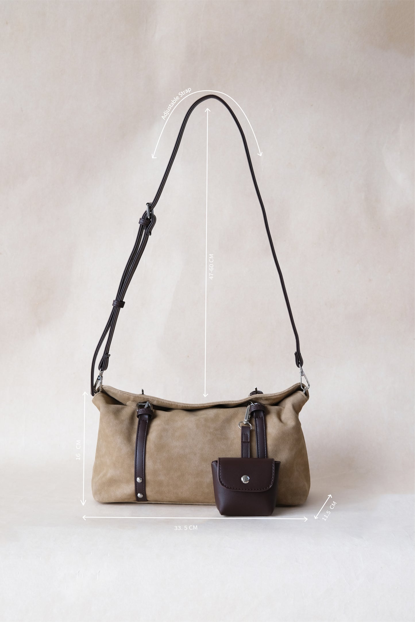 Margaux Pillow Bag - Brown