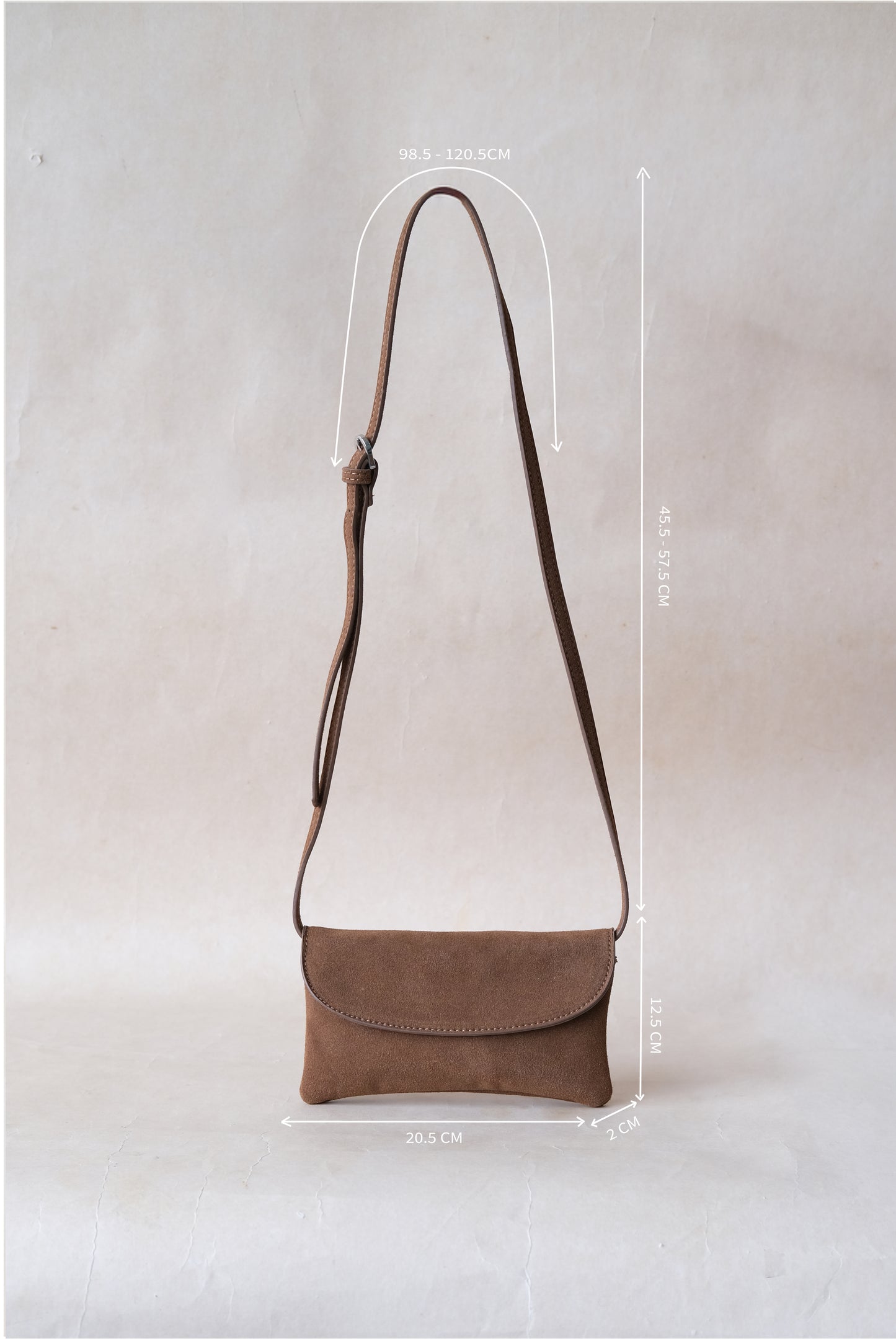 Élise Mini Crossbody - Chestnut