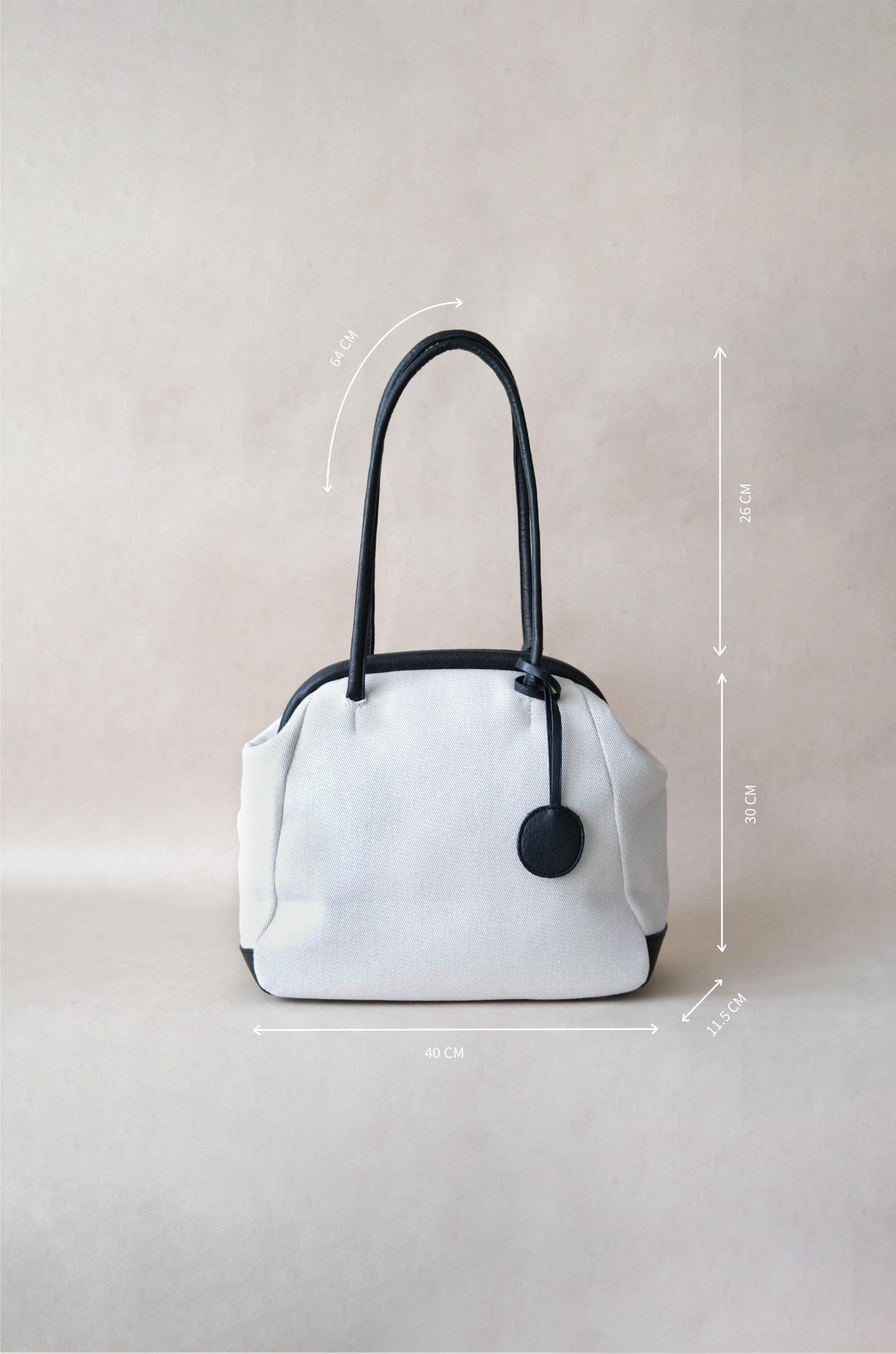 The Isabelle Shell Tote - White
