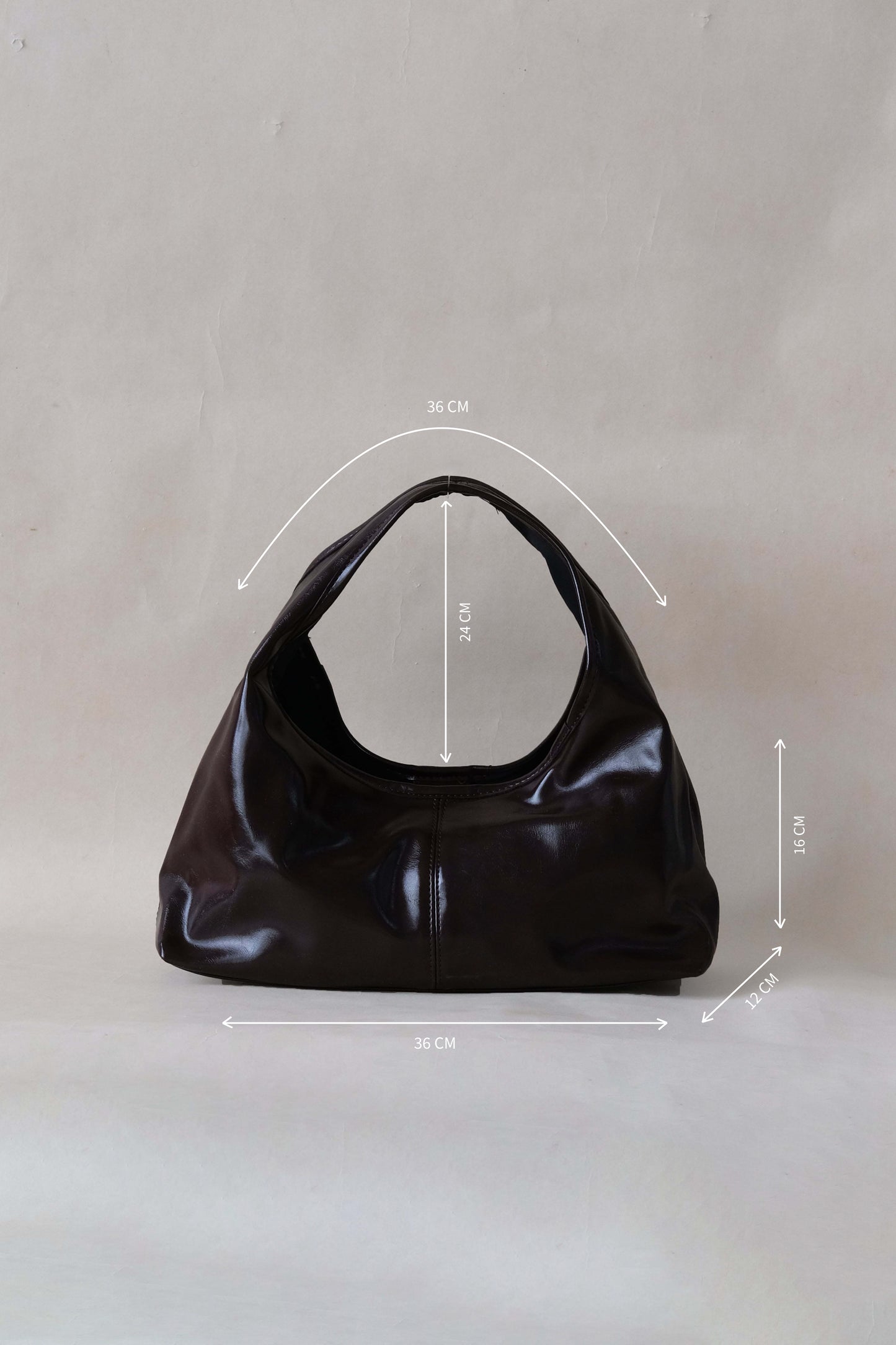 The Eloise Hobo - Dark Chocolate
