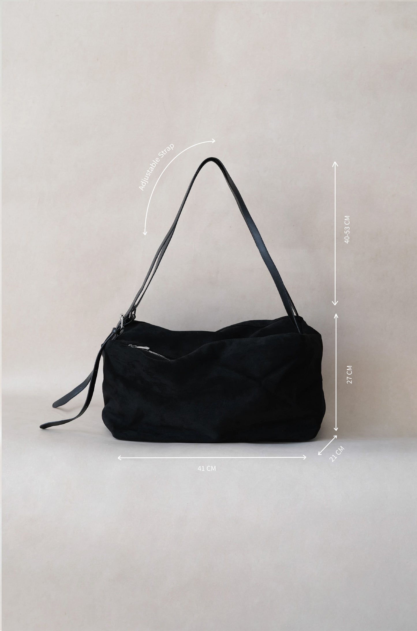 Urban Classic Suede Weekender - Classic Black