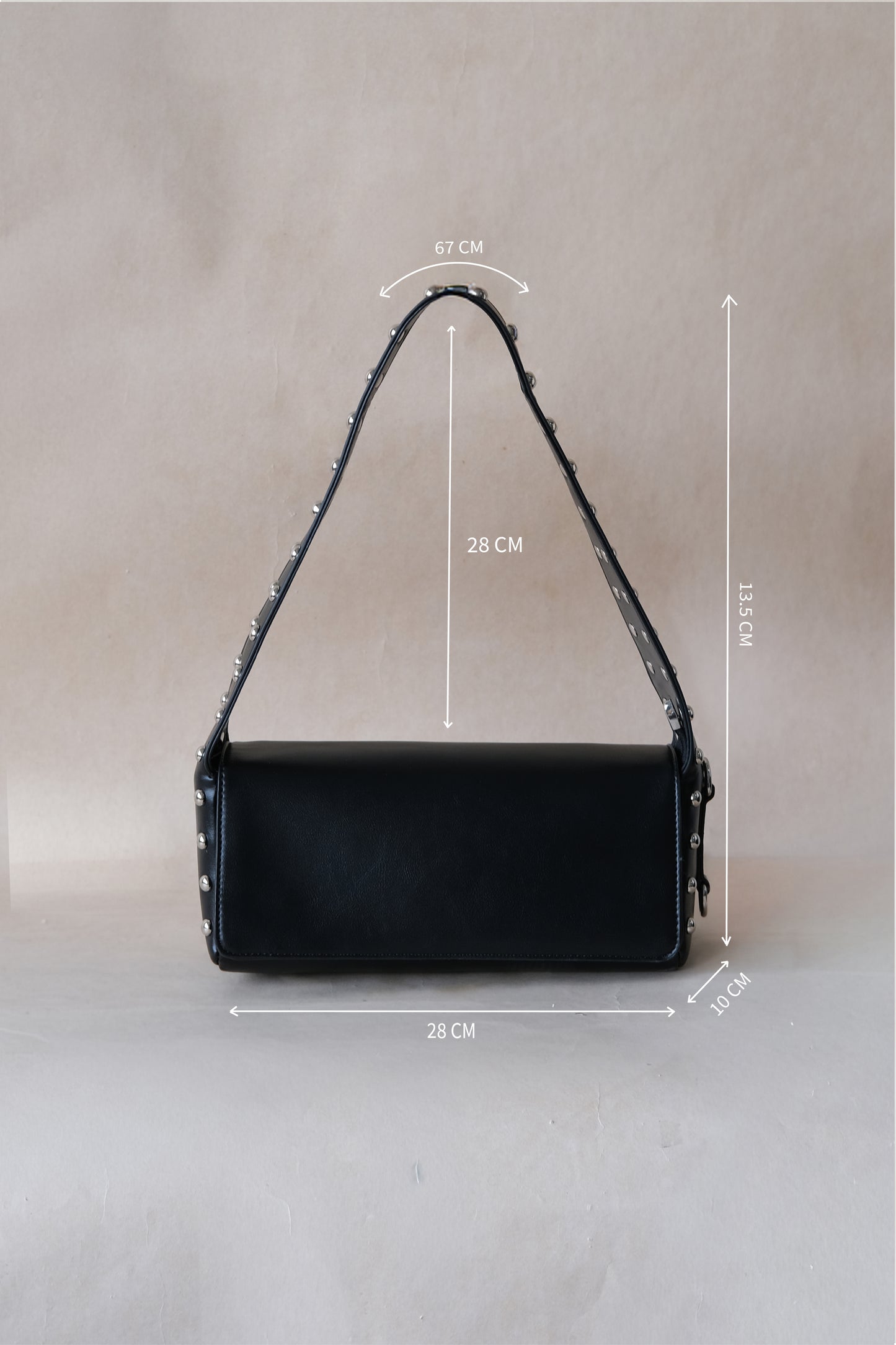 Léonie Classic Stud Bag