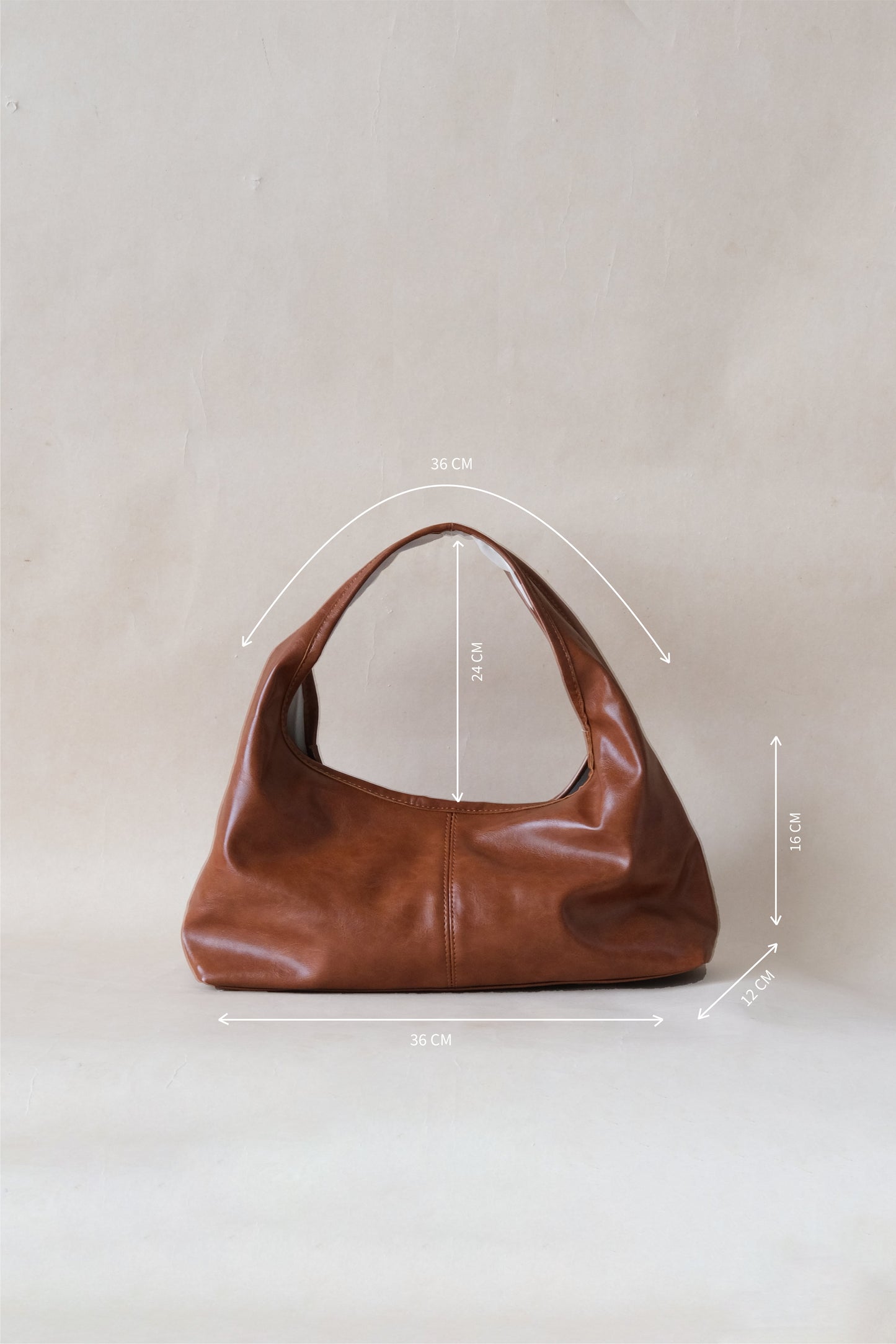 The Eloise Hobo - Chestnut