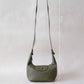The Aurelia Satchel - Navy Green