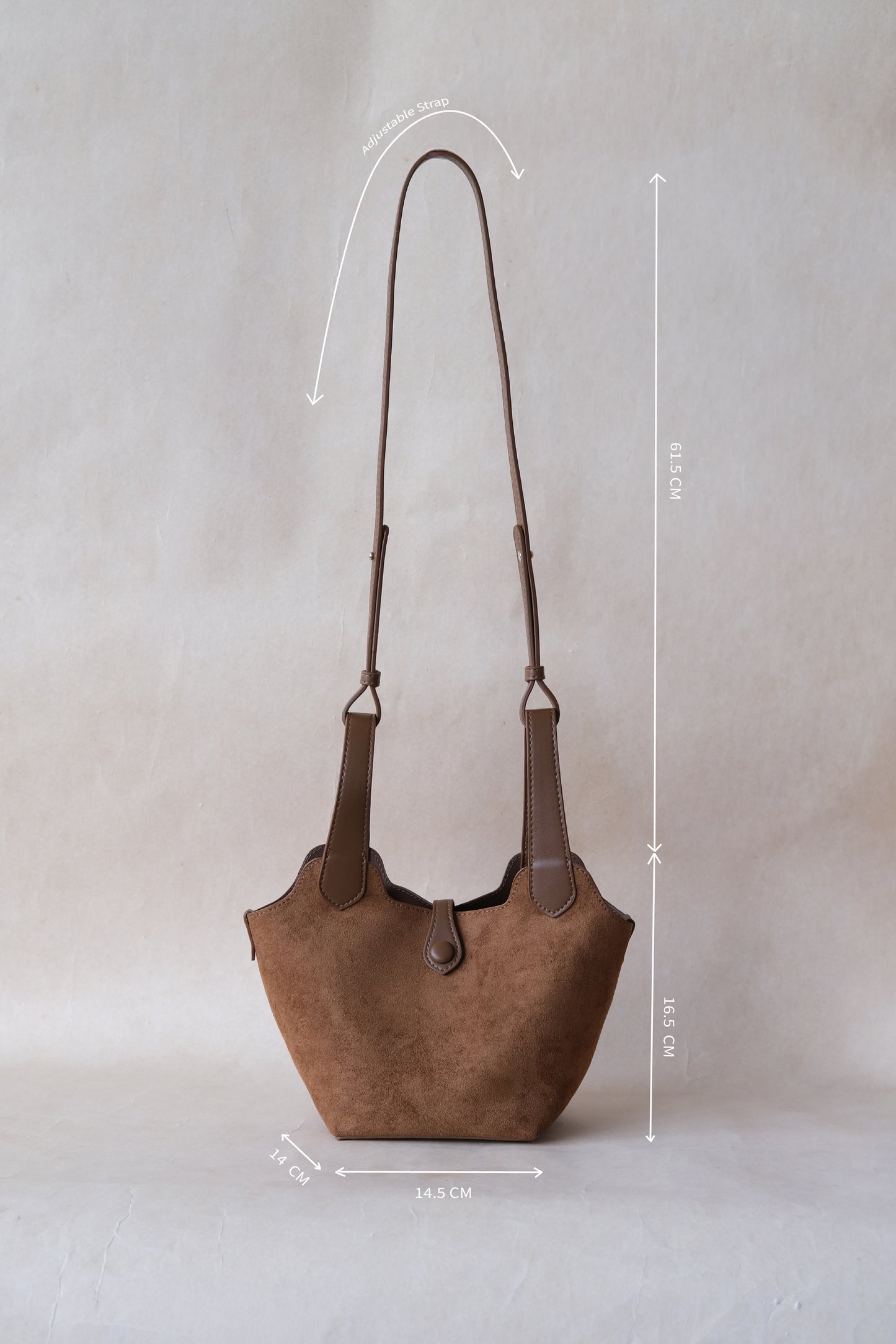 Époque Bucket Bag - Chestnut
