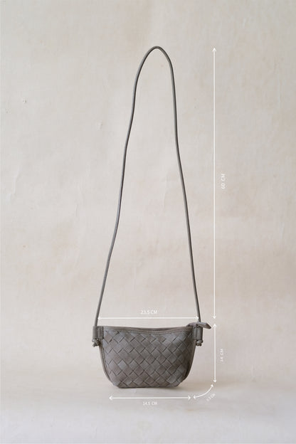 Mini Artisan Satchel - Earthy Green
