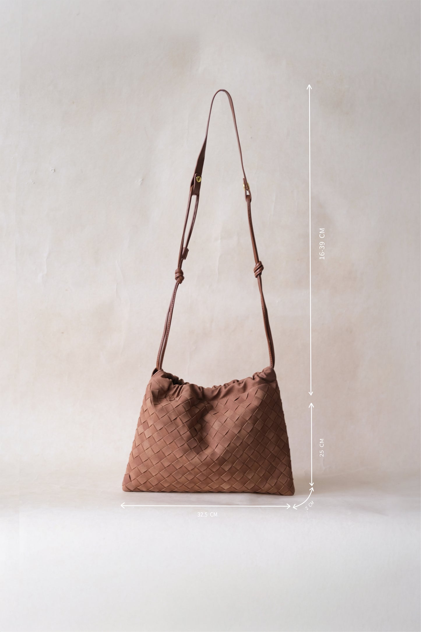 Artisan Cloud Satchel - Chestnut