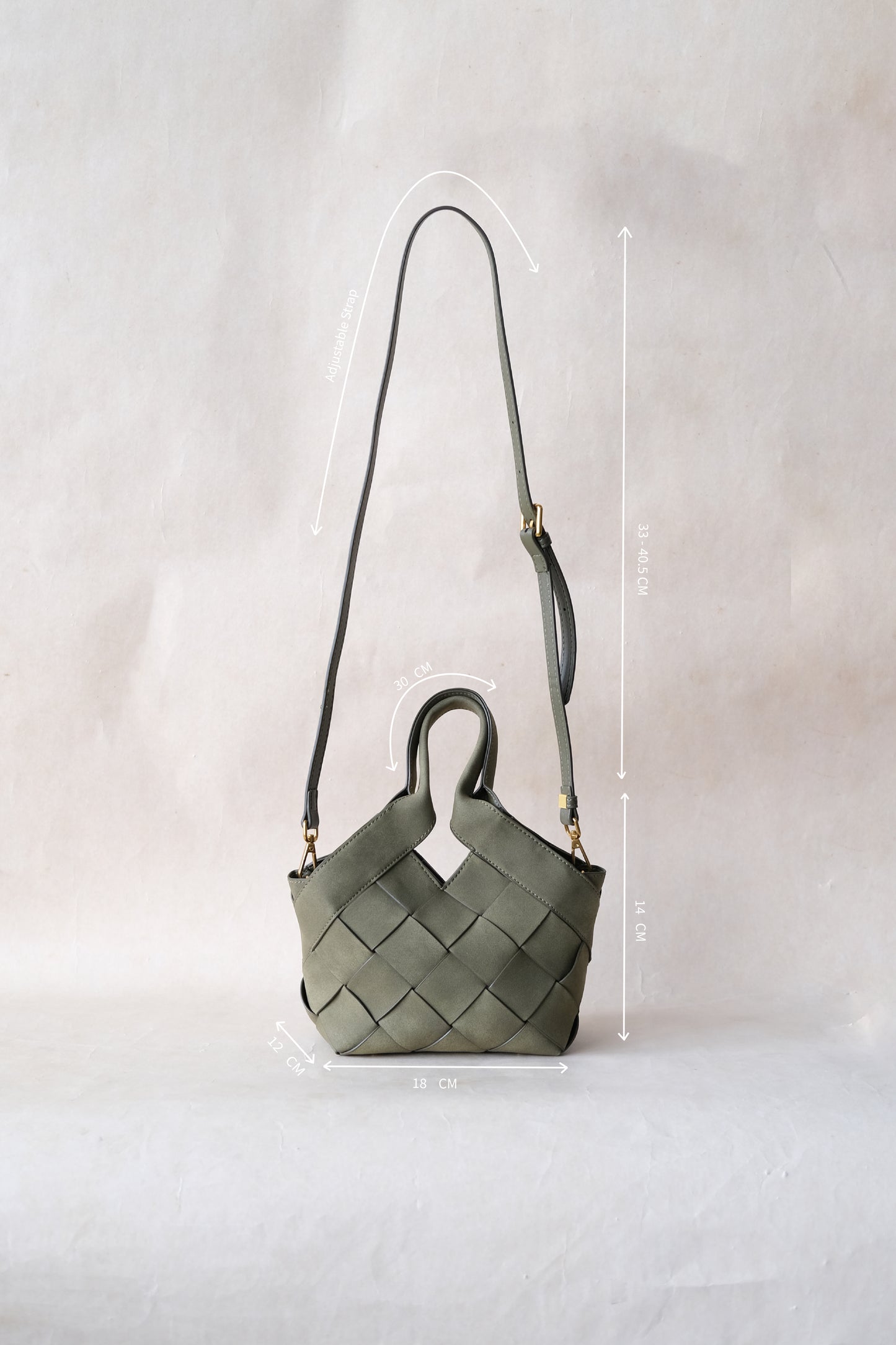 The Alora Tote - Olive Green