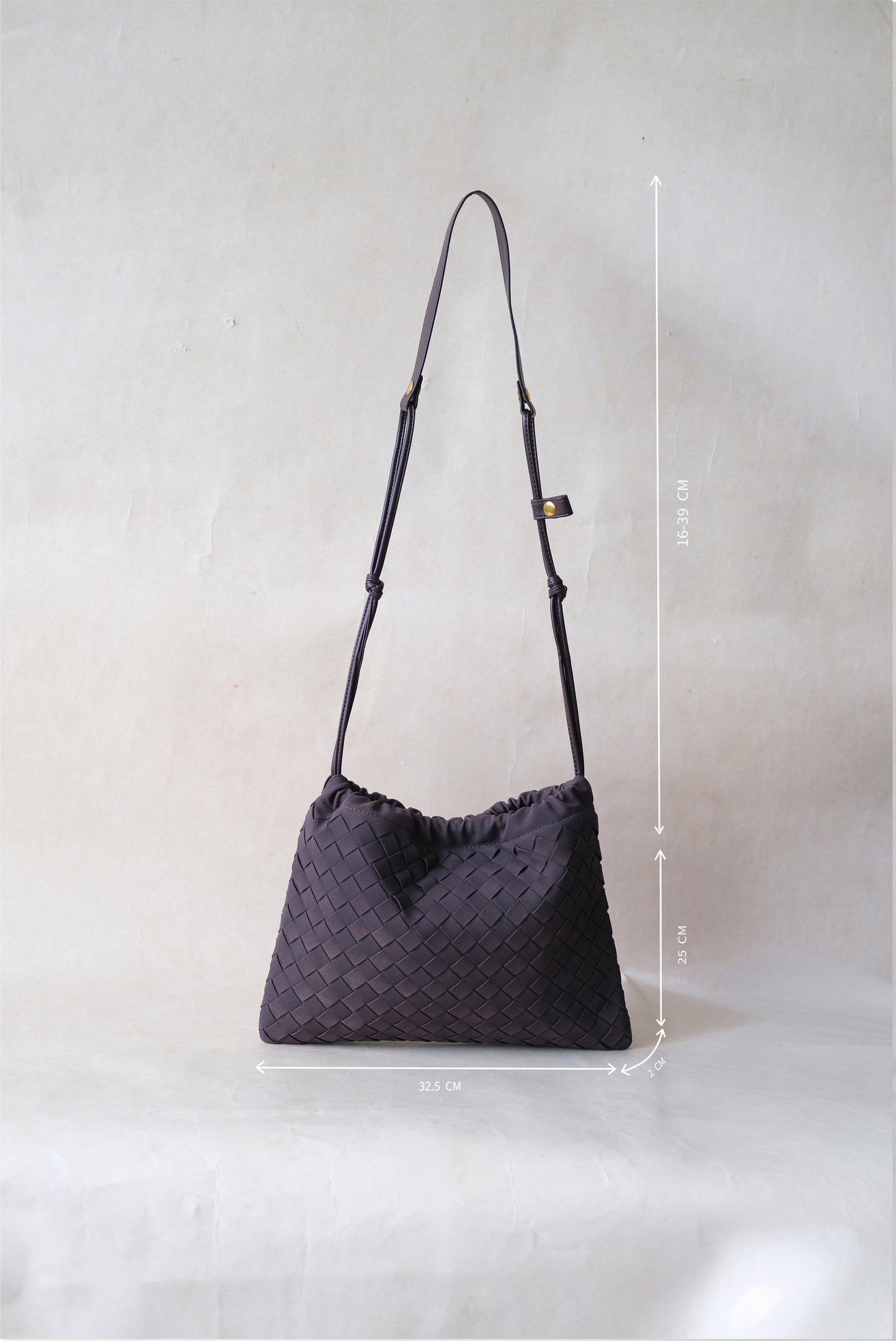 Artisan Cloud Satchel - Dark Chocolate