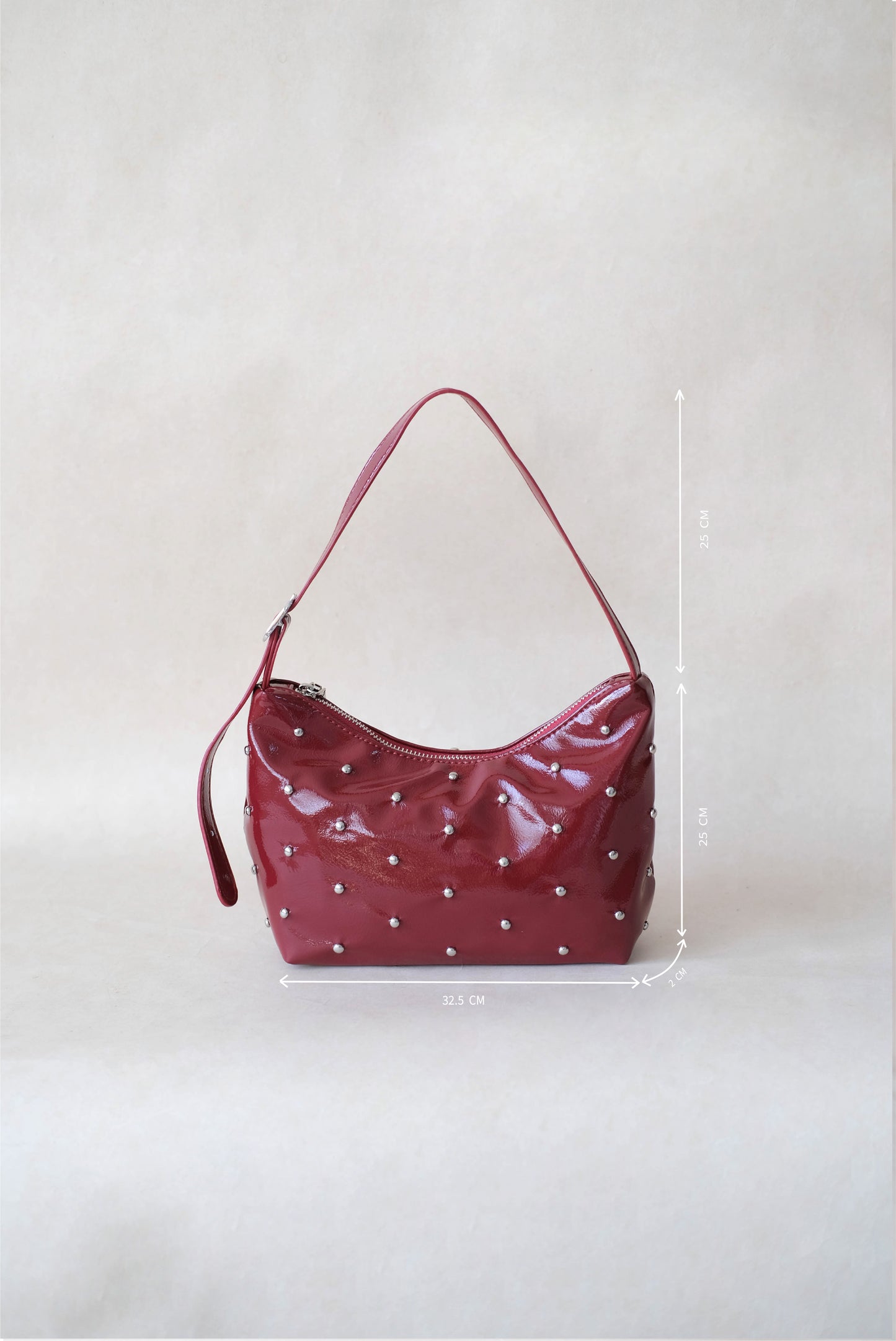 Amara Shine Bag - Red