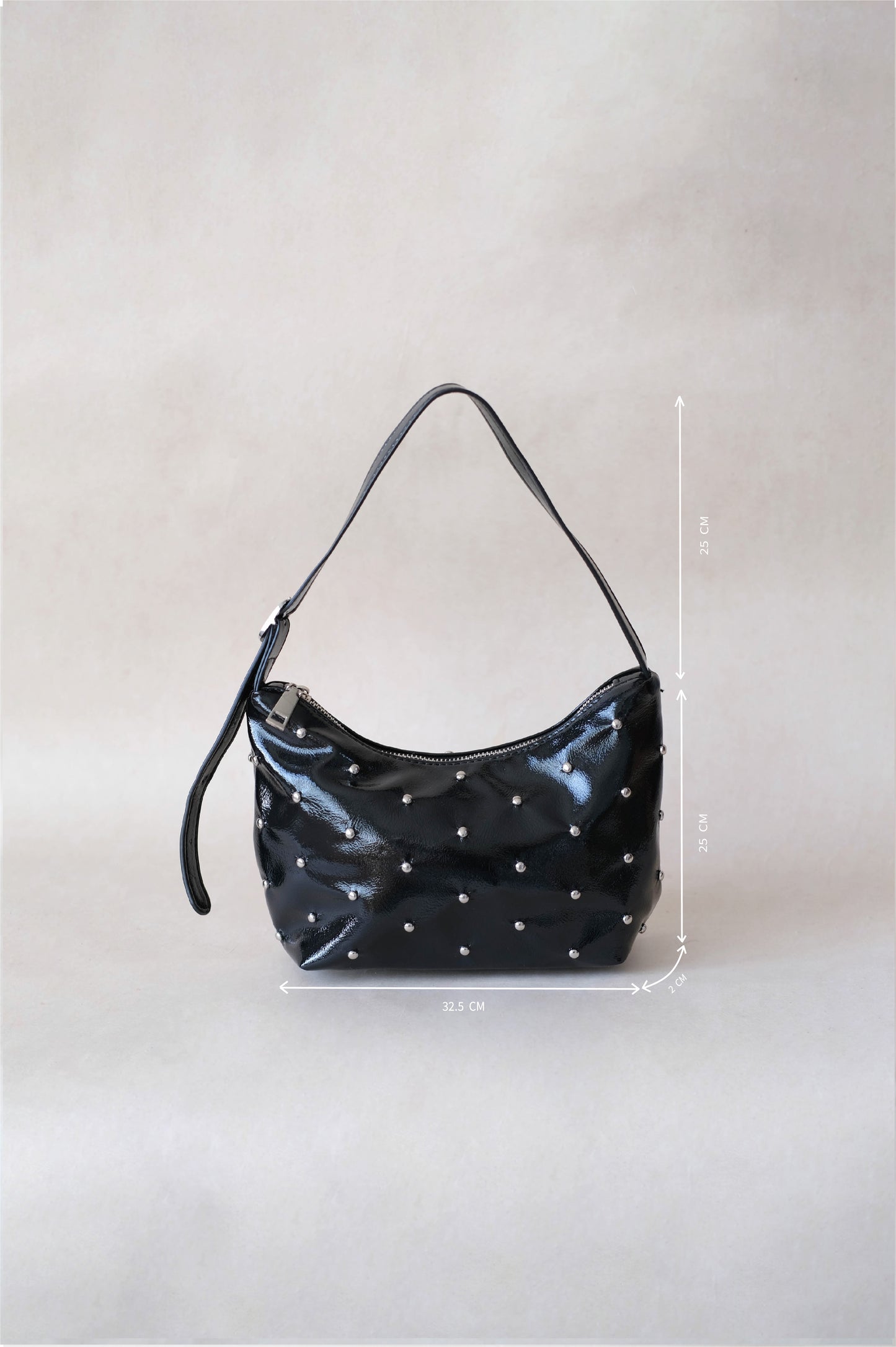 Amara Shine Bag - Classic Black