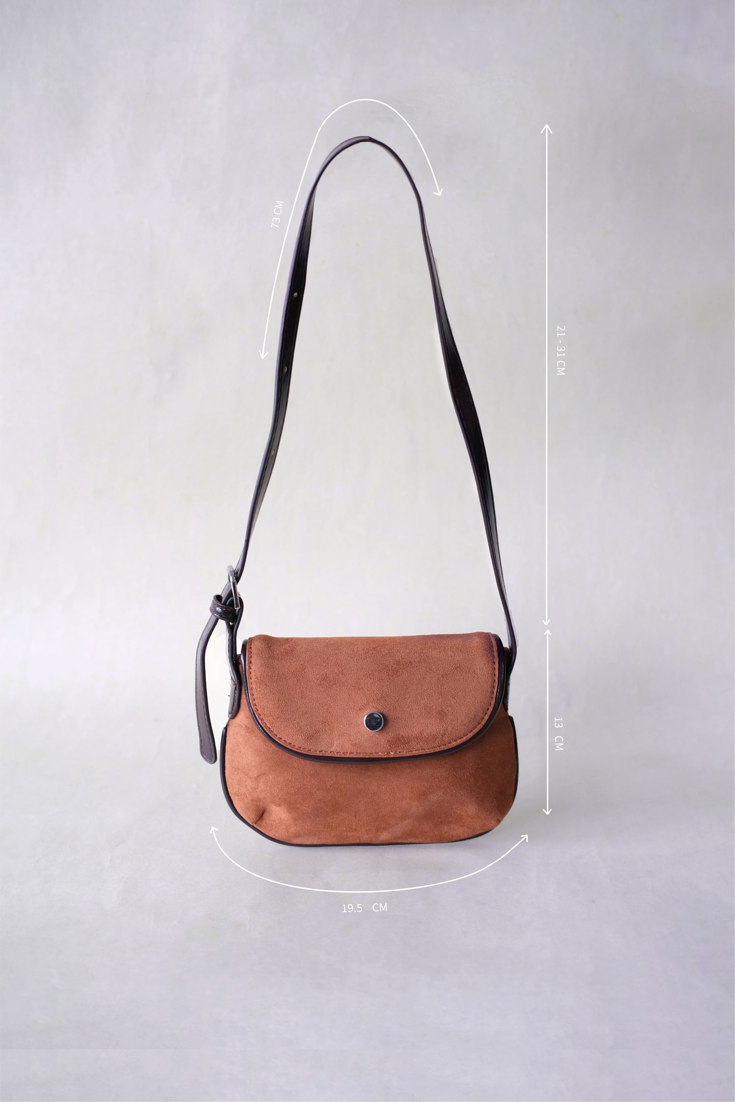 Classic Saddle Underarm Bag - Chestnut