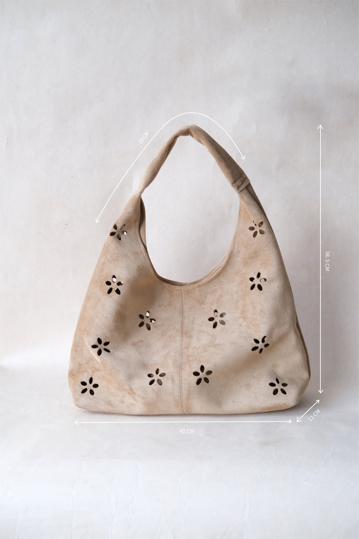 Chic Minimalist Shoulder Tote - Khaki