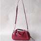 Vintage Baguette Shoulder Bag - Red
