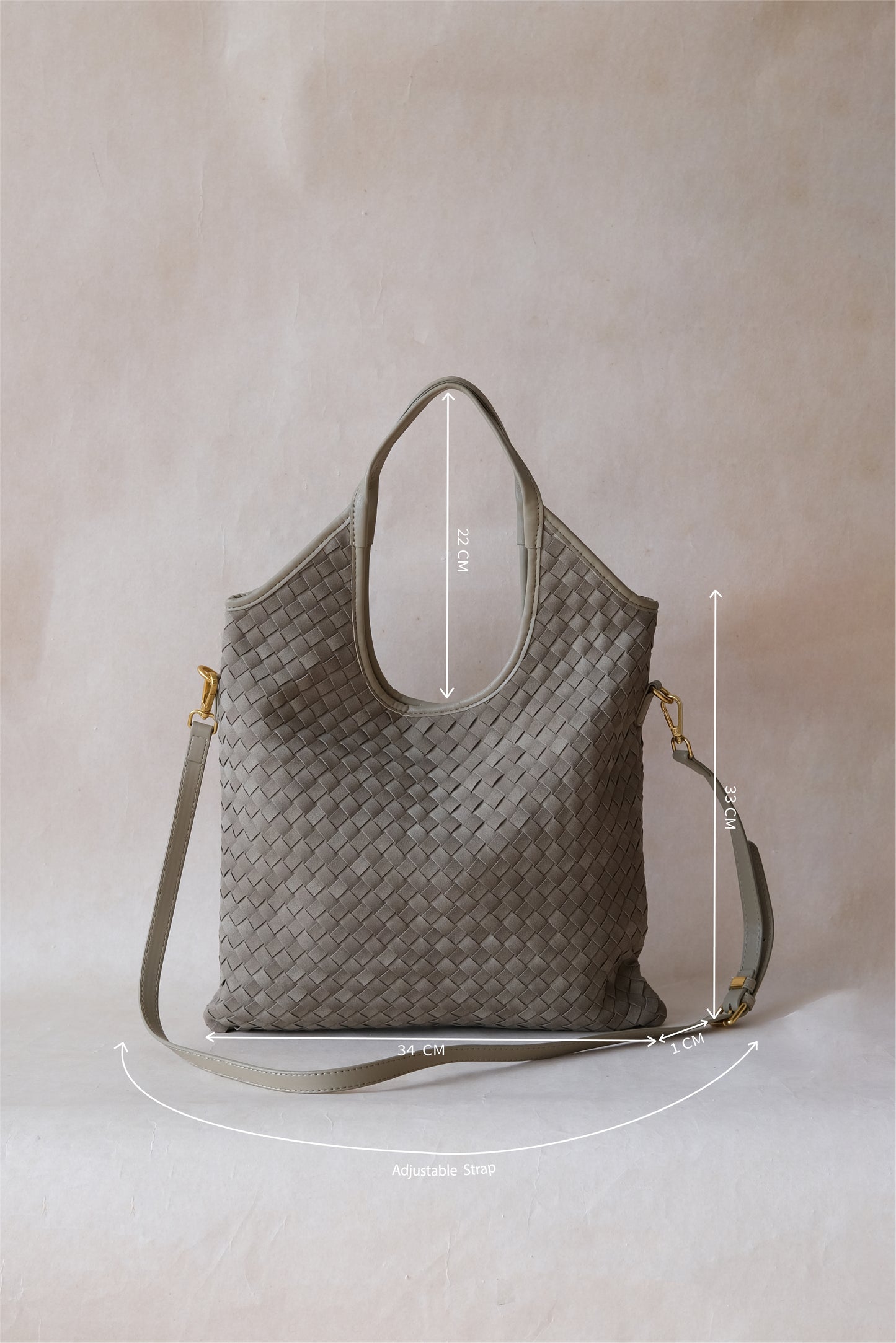 The Artisan Duo Tote - Earthy Green