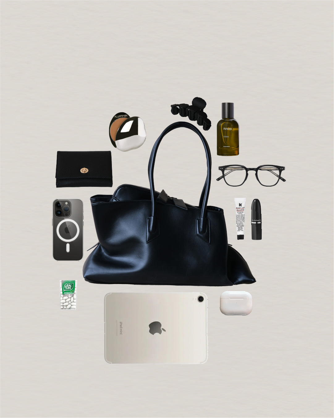 Barne Époque Tote - Classic Black