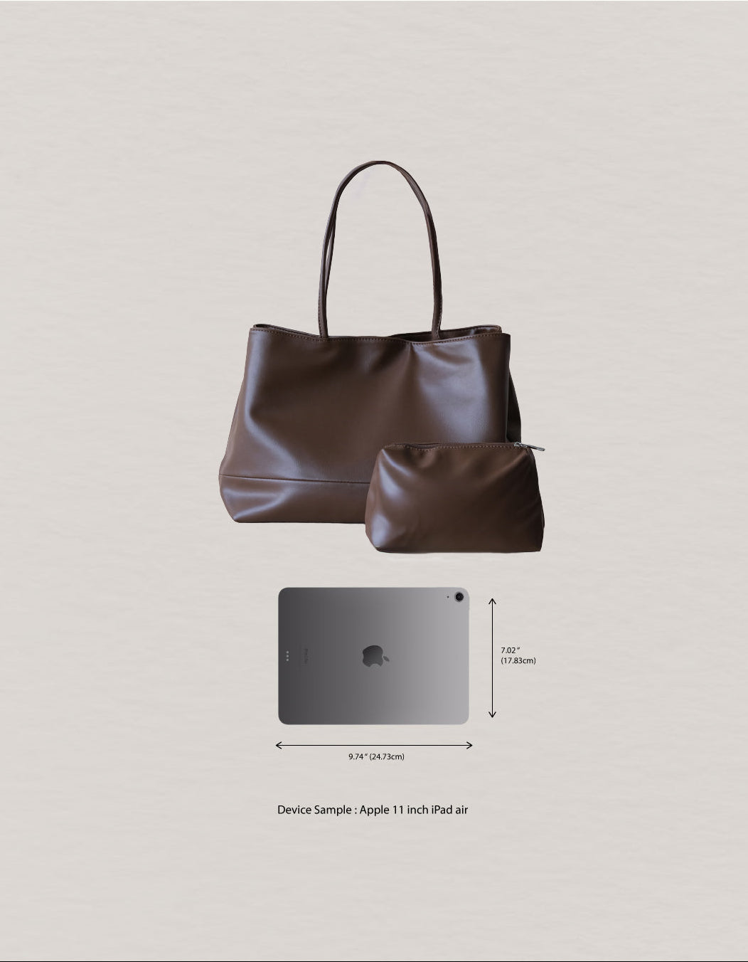 Maison Classic Tote - Coffee