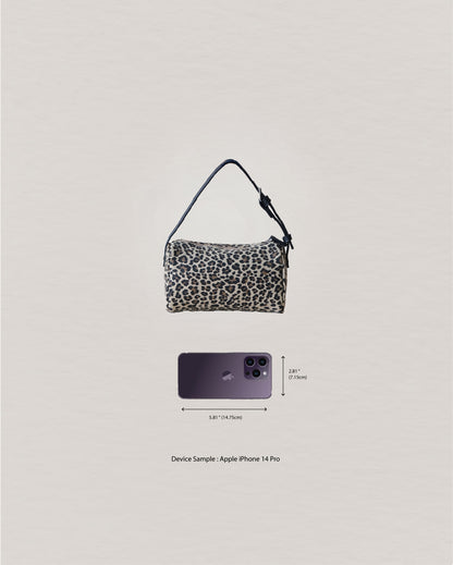 Matte Lumi Mini - Beige Leopard Print