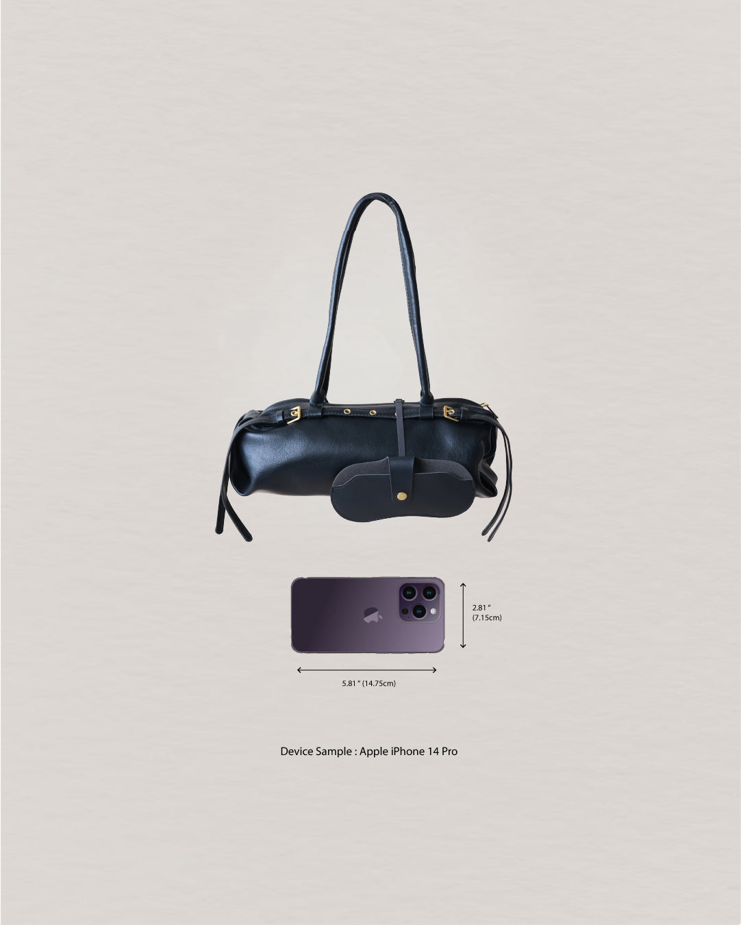 Aurora Classic Dome Bag - Classic Black