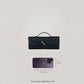 Artisan Crafted Flap Bag - Shinny Black